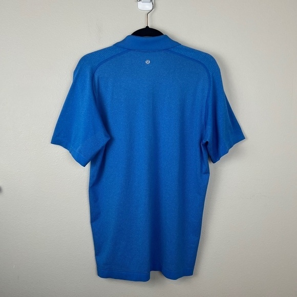 Lululemon Metal Vent Tech Blue Polo Shirt - Picture 3 of 5
